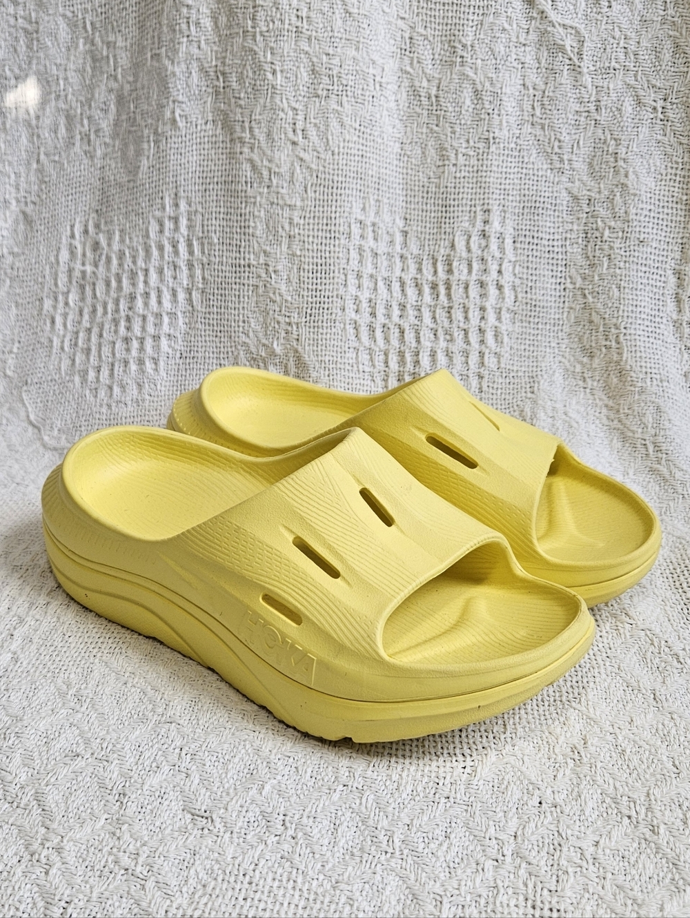 Hoka Ora Recovery Slide 3 Womens 5 Color Passionfruit Summer Lightweight